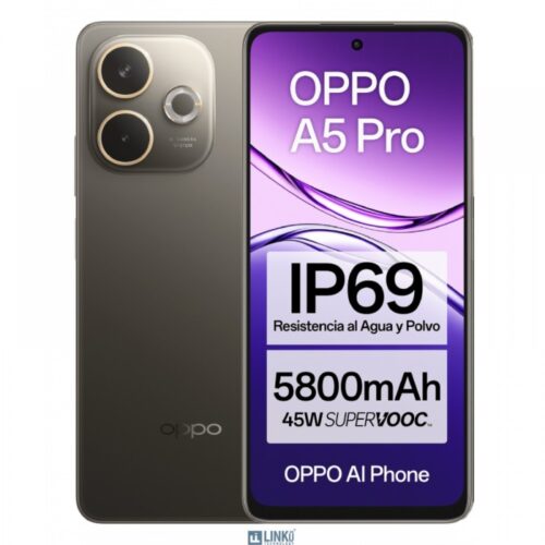 OPPO A5 PRO 4G 8+256GB 6.67" BLACK BROWN TIM - immagine 2