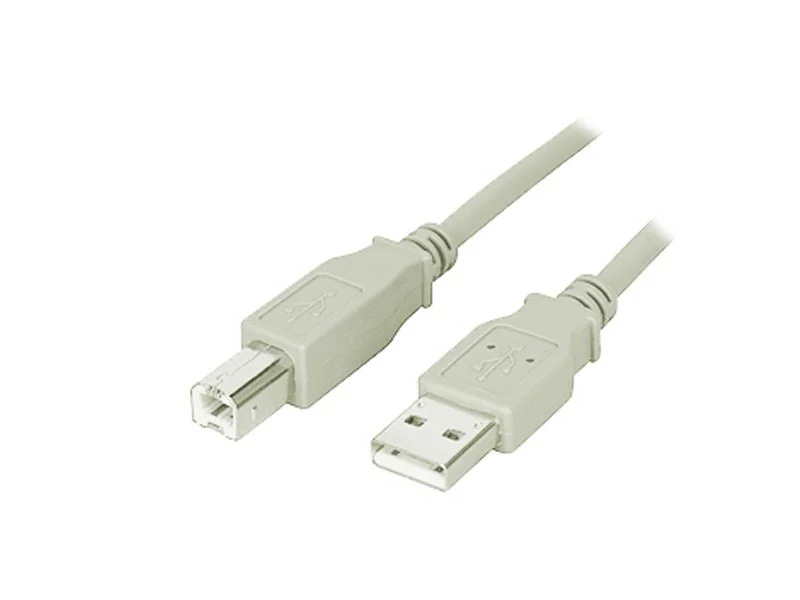 079312 CAVO USB 2.0 A-B 2MT M/M BG PER STAMPANTE ADJ - immagine 1