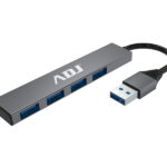 HUB USB 3.2 4PORTE TETRA GY COMPATIBILE USB1.1/2.0 NOTEBOOK ADJ