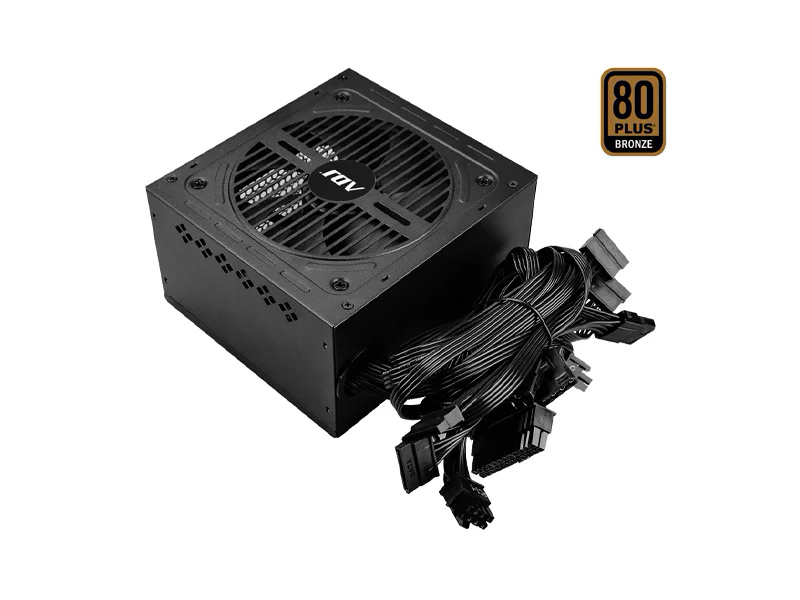 095515 ALIMENTATORE 550W REAL POWER 80PLUS BRONZE FAN 12CM ADJ - immagine 1