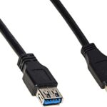 CAVO USB 3.0 A-A 3MT M/F BK PROLUNGA IN RAME