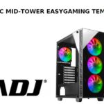 CASE MID-TOWER EASY GAME TEMPGLASS ATX/MICROATX 1*USB2 1*USB3 ADJ BK