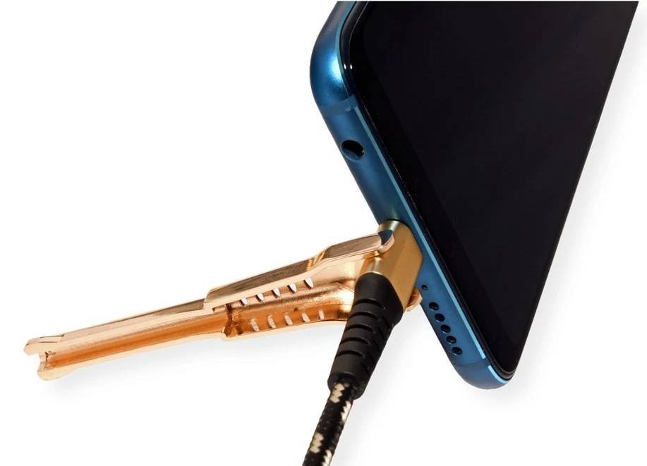 11.02.8920_1.jpg CAVO USB 2.0 A-C 1MT M/M SUPPORTO SMARTPHONE - immagine 1