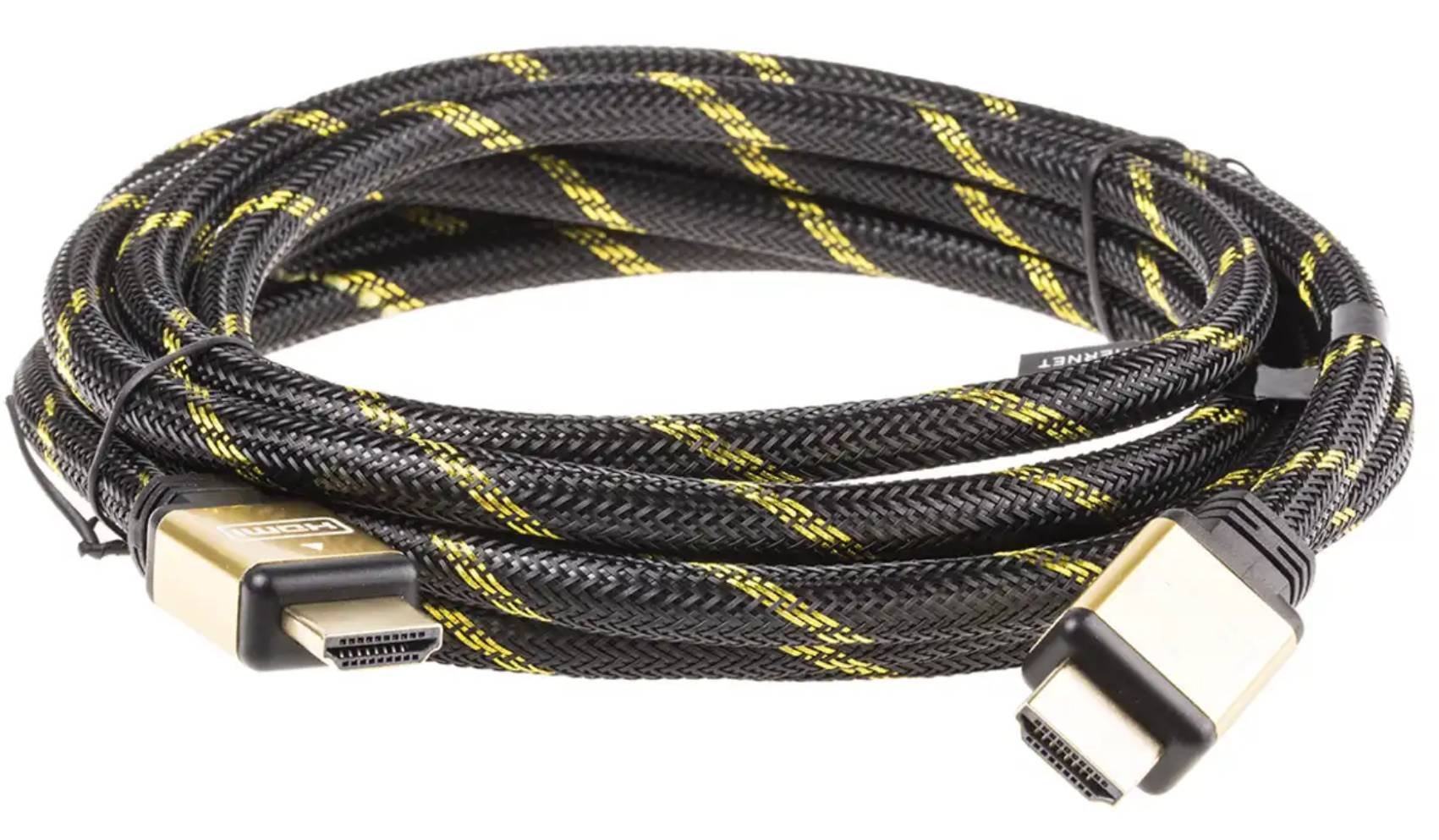 11.04.5503_1.jpg CAVO HDMI+ETHERNET 4K 3MT M/M 3840X2160 @30HZ - immagine 1