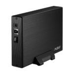 BOX 3.5 SATA TO USB 3.1 MAX 8TB BK AH612 BOX SLIM CASE ALLUMINIO ADJ