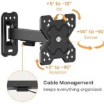 STAFFA TV/MONITOR 13/32 BK NEW MAX 20KG MAX VESA 100*100 BRACCIO