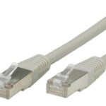 CAVO RETE S/FTP CAT.6 1MT GRIGIO DOPPIA SCHERMATURA