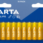 BATTERIA STILO AA 1,5V LR06 LONG LIFE 10PZ MEGAPACK