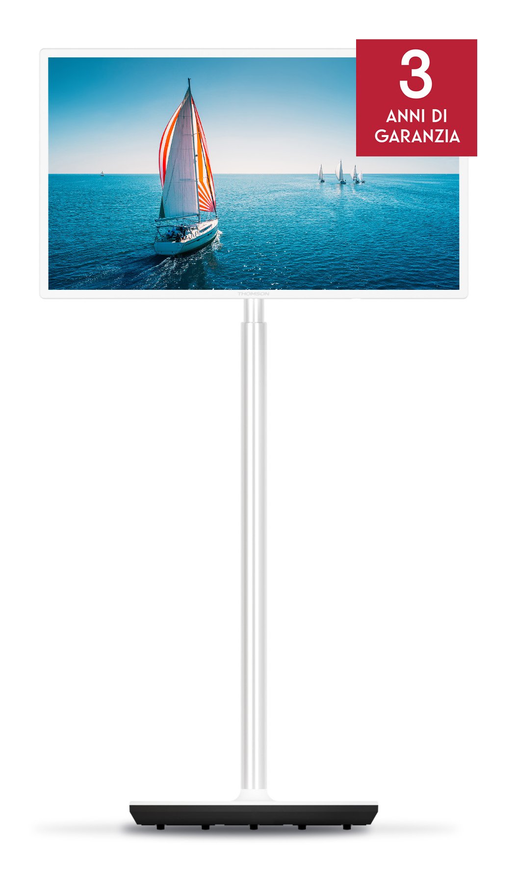 32HA4M44_1.jpg TV 32 THOMSON GO TV STAND ROTELLE PORTATILE SMART ANDROID TV - immagine 1