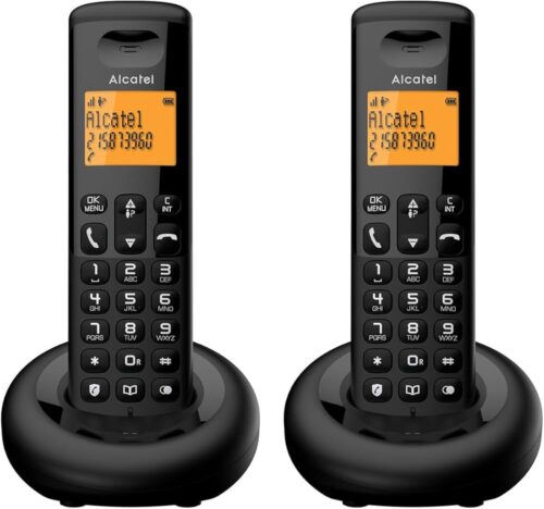 TELEFONO CORDLESS ALCATEL E160 DUO
BLACK - immagine 2