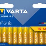 BATTERIA STILO AA 1,5V LR06 LONG LIFE 10PZ MEGAPACK