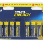 BATTERIA STILO AA LR06 ENERGY MEGAPACK 8PZ 1,5V