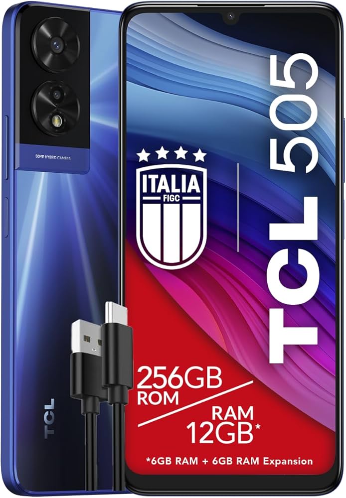 4894461760094_1.jpg TCL 505 8+512GB 6.75" OCEAN BLUE ITALIA - immagine 1