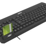 TASTIERA USB SMART CARD READER ADJ BK 105 TASTI PLUG&PLAY CAVO 2MT