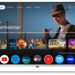 TV 55 SHARP QLED 55GP6260E 4K UHD GOOGLE TV SMART QLED TVSAT CERT