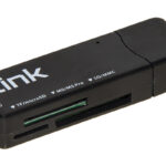 MINI LETTORE SCHEDE USB 3.0 BK MICRODSD/SD/MMC/MS/MSPRO/MSDUAL