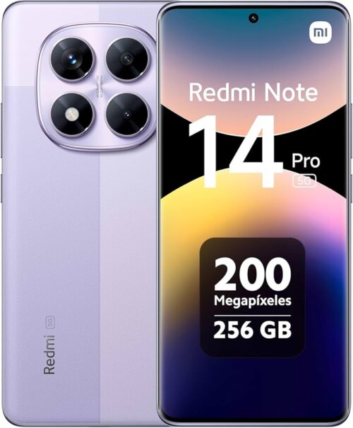 XIAOMI REDMI NOTE 14 PRO 4G 8+256GB
6.67" AURORA PURPLE EUROPA - immagine 2