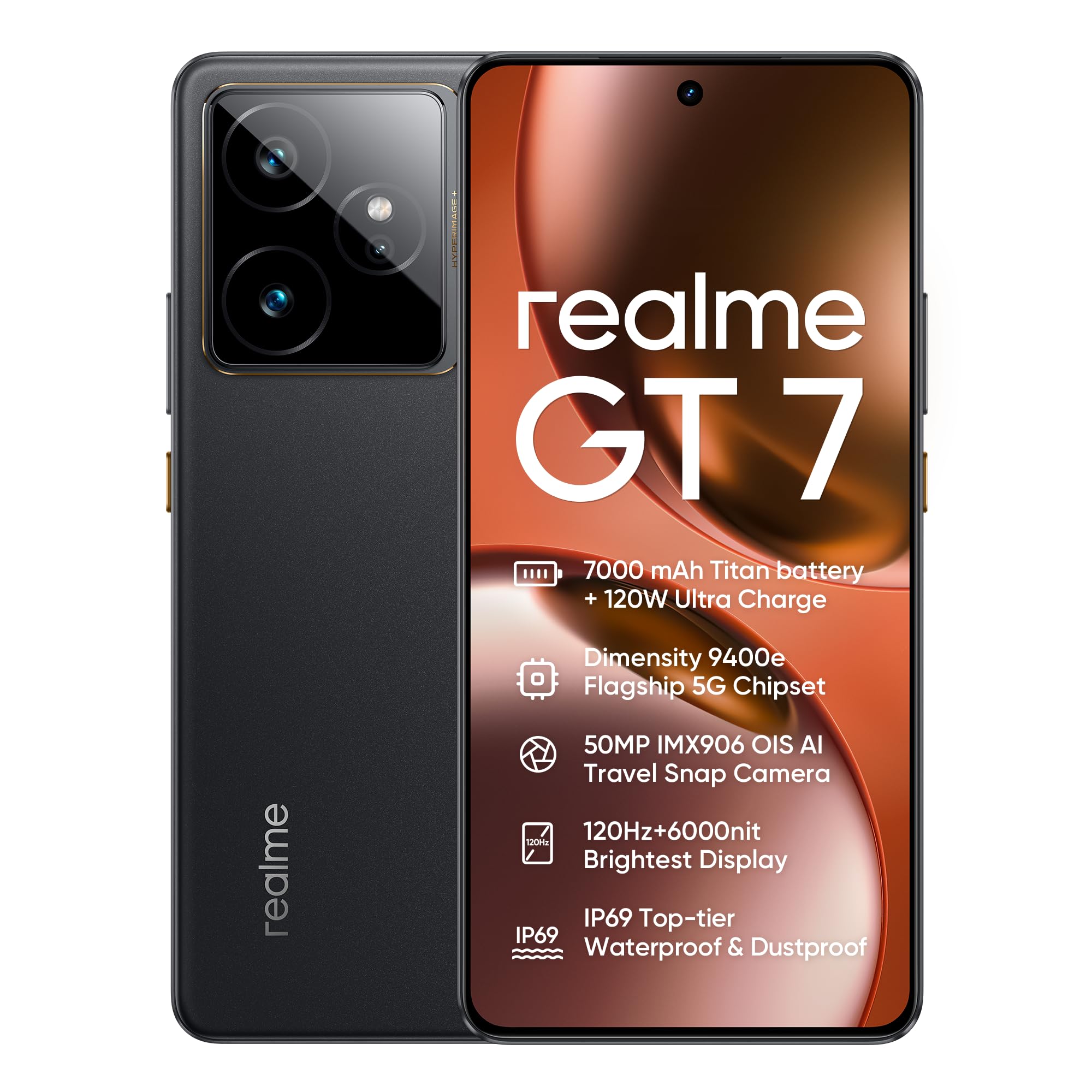 6941764468689_1.jpg REALME GT7 5G 12+512GB 6.7" BLACK +
WATCH S2 ITALIA - immagine 1