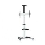 STAFFA TV/MONITOR 37/70PAVIMENTO MAX50KG RUOTA 90 CARRELLO RUOTE