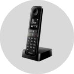 TELEFONO CORDLESS BRONDI NICE WHITE-
BLACK - immagine 2