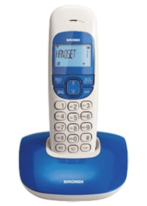 TELEFONO CORDLESS BRONDI NICE WHITE-
BLU ITALIA - immagine 2