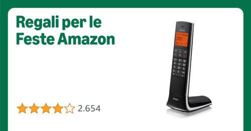 TELEFONO CORDLESS BRONDI LEMURE
BLACK ITALIA - immagine 2