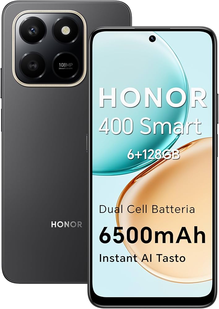 8034140502430_1.jpg HONOR 400 SMART 4G 8+256GB 6.7"
VELVET BLACK + CHOICE X7 LITE ITALIA - immagine 1
