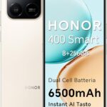HONOR 400 SMART 4G 8+256GB 6.7"
DESERT GOLD + CHOICE X7 LITE ITALIA
