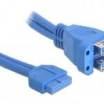 CAVO USB 3.0 19PIN-2X USB 3.0 F/F PIN HEADER M SCHEDA MADRE