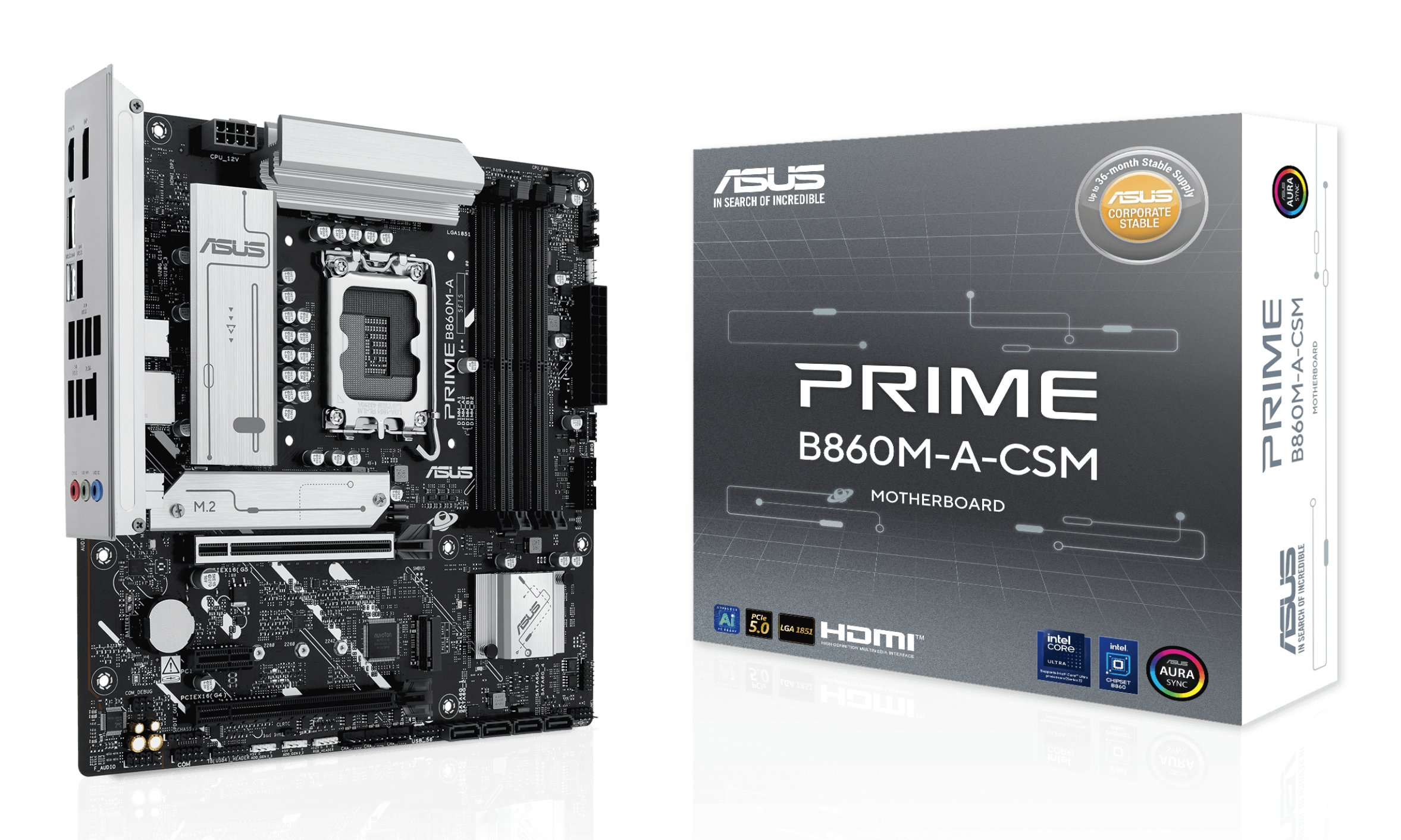 90MB1K00-M0EAYC_1.jpg MB ASUS PRIME B860M-A-CSM 1851 2M.2 4S3 1HD/2DP MATX - immagine 1