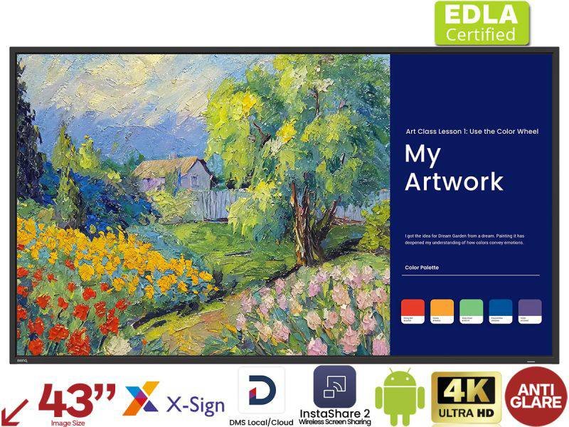 9H.S3KTB.DE2_1.jpg MON 43DS SL4304 PANTONE VALIDATED BENQ SL4304 EDLA 64 ANDR13 500CD ES - immagine 1