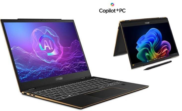 9S7-13P511-040_1.jpg NB 13,3 U7 258V 32GB 1TBSSD W11P MSI SUMMIT E13 AI+ EVO FHD - TOUCH - immagine 1