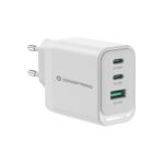 ALIMENTATORE 65W GAN 3 PORTE W 2*USB C+1*USB A QC+PD3.0