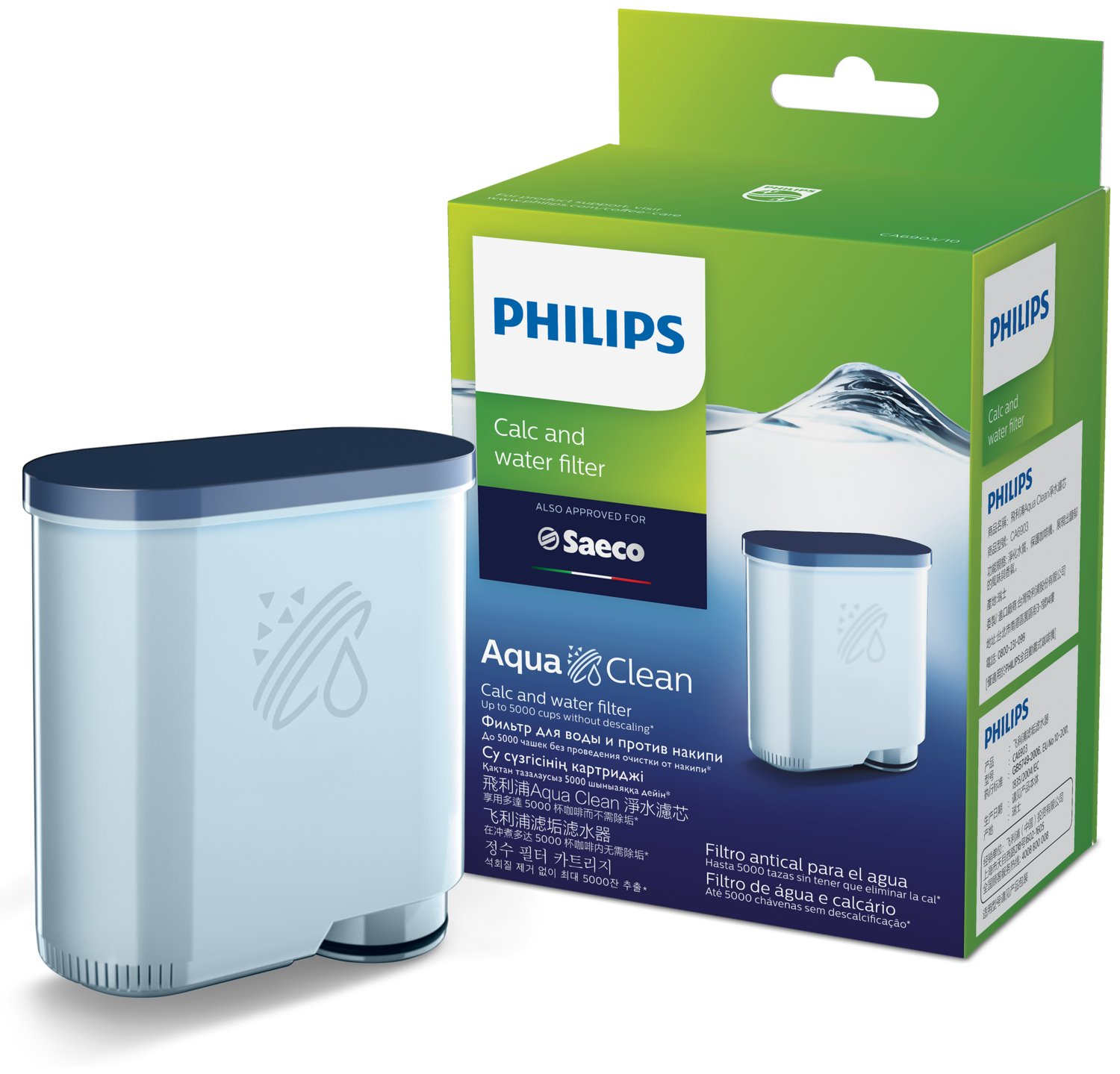 CA6903_10_1.jpg FILTRO ANTICALCARE CA6903/10 PURIFICAZIONE AQUACLEAN PHILIPS - immagine 1