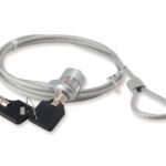 CAVO LUCCHETTO SICUREZZA NOTEBOOK 1,5MT CHIUSURA CON CHIAVE