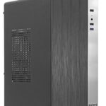 CASE MINI-TOWER NO PSU QUARTZ Q100 2USB3 0,6MM SPCC MATX MITX BLACK