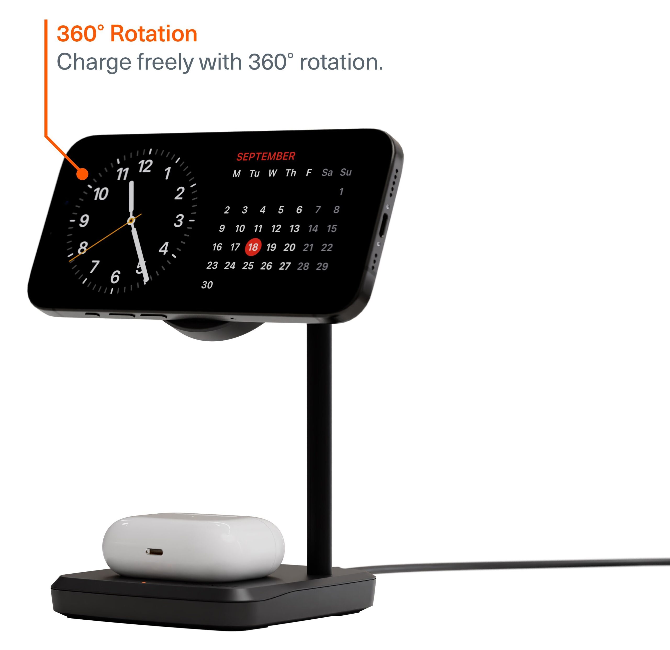 CY5100BUNCP_1.jpg QI2 3-IN-1 CHARGEBASE 15W WIRELESS NERO - immagine 1