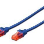 CAVO RETE UTP CAT.6 2MT NERO NON SCHERMATO