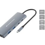 DOCKING STATION TYPE C 10IN1 1*HDMI/2*USB C/1*USB C PD/3*USB A