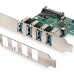 SCHEDA PCI-E USB 3.0 4 PORTE 5BIT/S