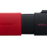 PEN DRIVE 3.2 128GB TYPE-A EXODIA M BLACK/RED KINGSTON CAPPUCCIO REMOVI