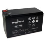BATTERIA UPS TECNOWARE 12VDC 7.2AH HIGH ERMETICA AL PIOMBO