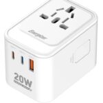 PRESA DA VIAGGIO INTERNAZ.PD20W 2 USB C 1 X USB A TRAVEL PLUG