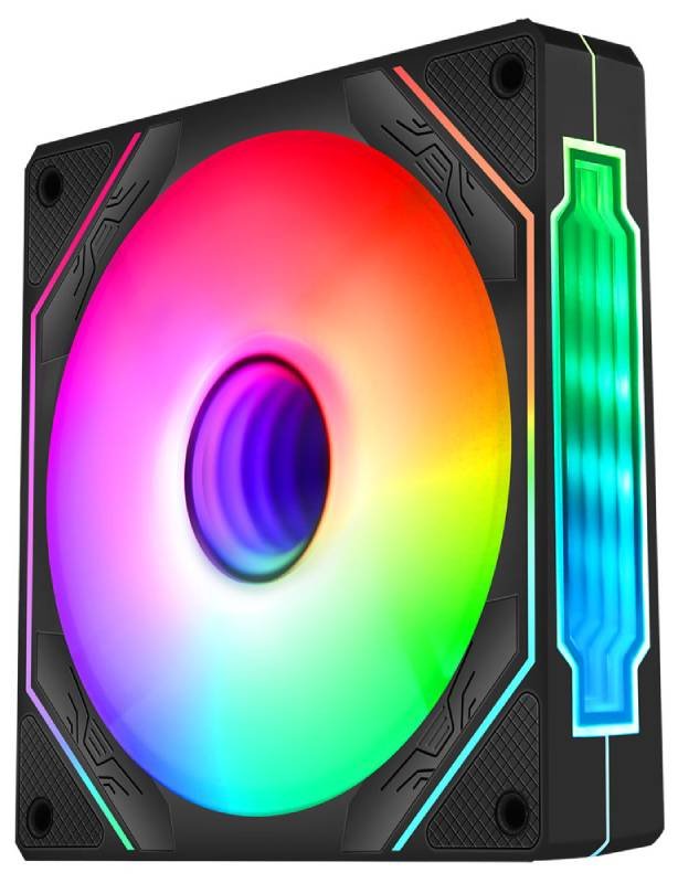 FN1124CZ-VK21_1.jpg VENTOLA VIBE K21 120 1FAN 1800RPM HALO 1800RPM FAN + ANTIVIBRATION - immagine 1