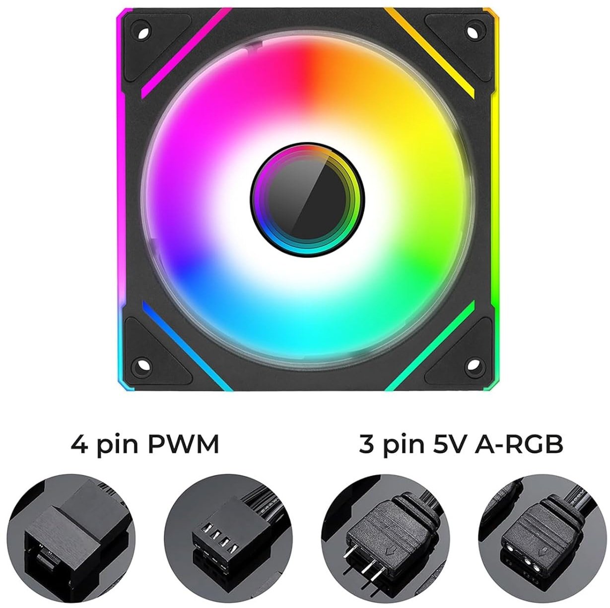 FN1124PW-SK51_1.jpg VENTOLA SORA K21 120 1FAN 1800RPM HALO 1800RPM FAN + ANTIVIBRATION - immagine 1