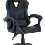 POLTRONA GAMING NUWO ODIN BLU BRACCIOLO IMBOT.GIREVOLE 360? 120KG