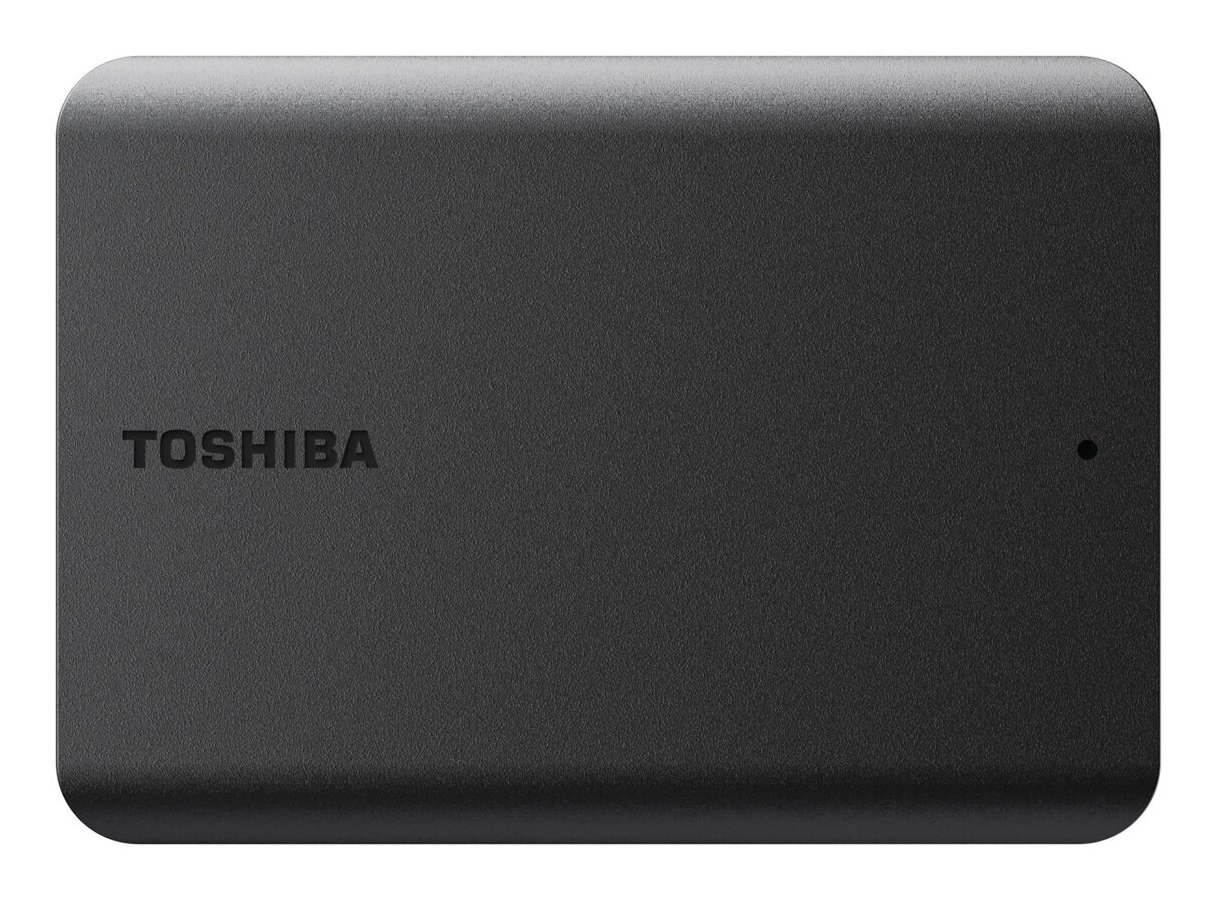 HDTB540EK3CA_1.jpg HD EXT 2,5 4TB TOSHIBA BLACK USB3 CANVIO BASICS - immagine 1