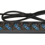 ARMADIO RACK MULTIPRESA 8 PRESE 19 TRIPOLARI/SCHUKO INTERRUTTORE ITA