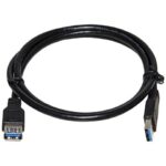 CAVO USB 3.0 A-A 1MT M/F BK PROLUNGA IN RAME