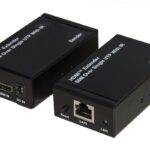 EXTENDER HDMI TRAMITE CAVO RETE CAT 5/6 FINO 60MT INFRAROSSO TELECOMAND